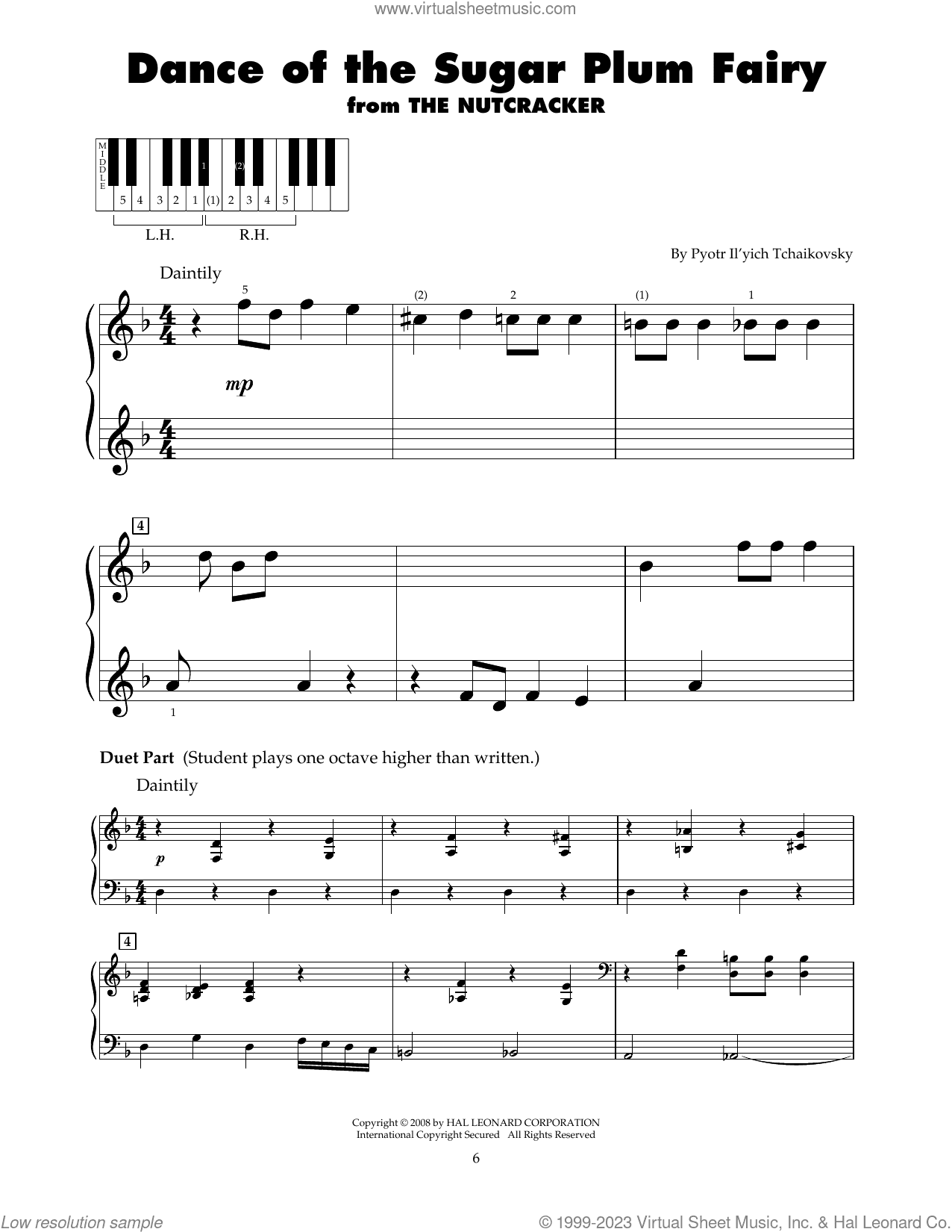 Dance Of The Sugar Plum Fairy, Op. 71a