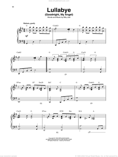 Lullabye (Goodnight, My Angel)