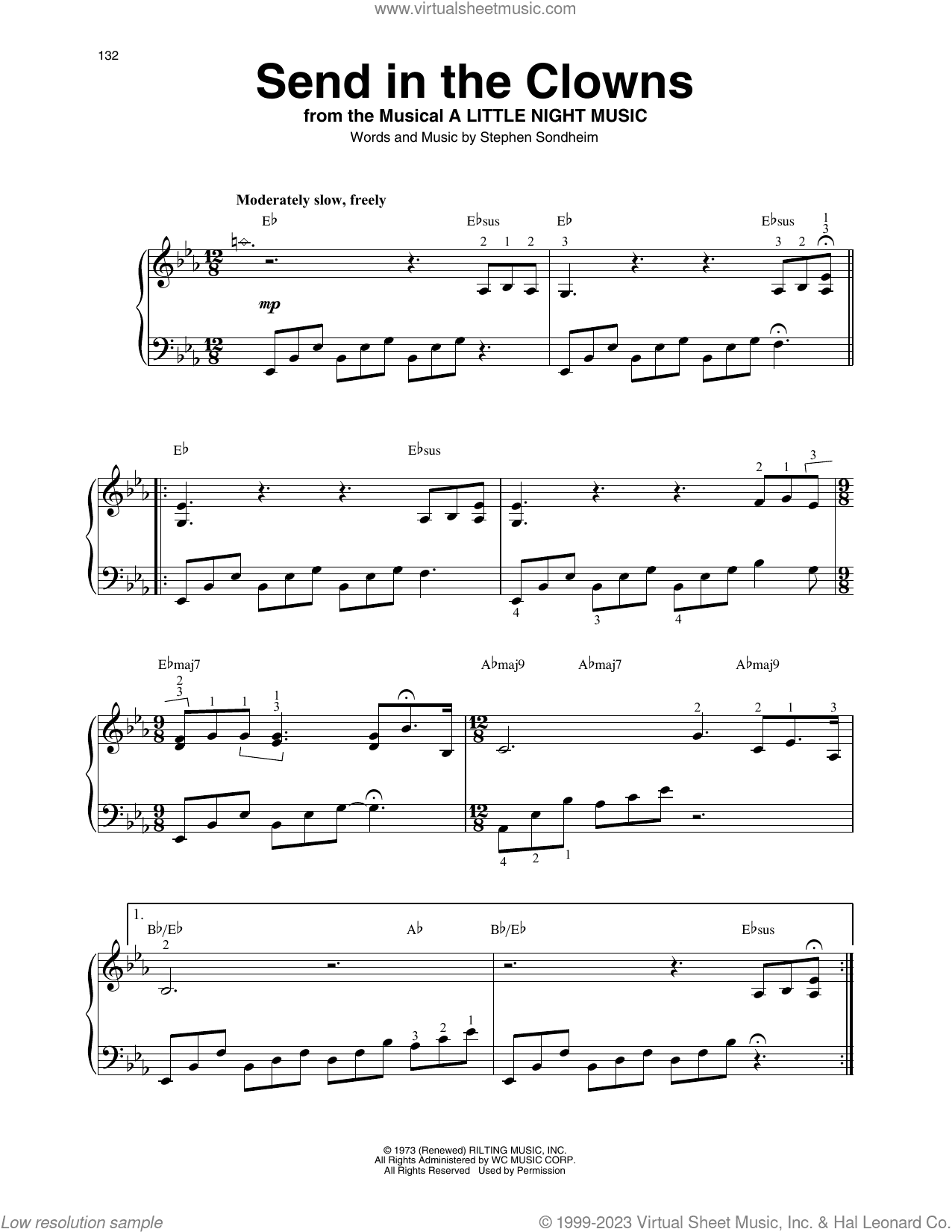 Send In The Clowns (from A Little Night Music)