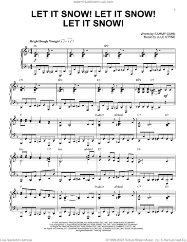 Let It Snow! Let It Snow! Let It Snow! [Boogie Woogie version] (arr. Brent Edstrom)