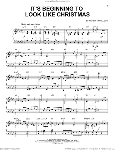 It's Beginning To Look Like Christmas [Boogie Woogie version] (arr. Brent Edstrom)