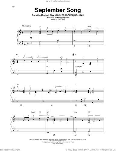 September Song