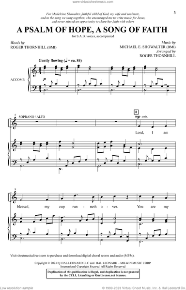 A Psalm Of Hope, A Song Of Faith (arr. Roger Thornhill)