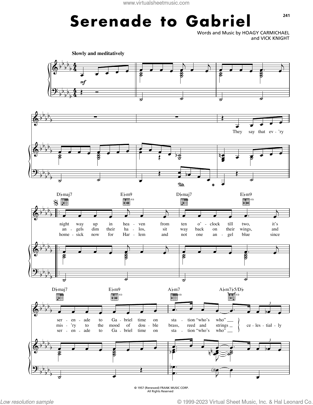 Serenade To Gabriel