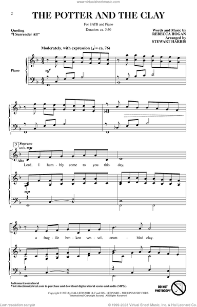 The Potter And The Clay (arr. Stewart Harris)