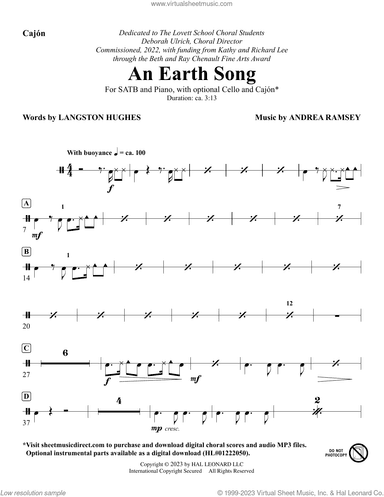 An Earth Song (complete set of parts)