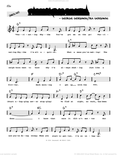 Fascinating Rhythm (Low Voice)