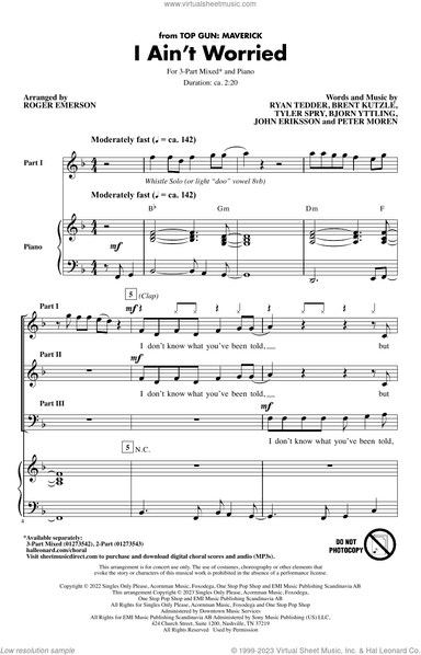 I Ain't Worried (arr. Roger Emerson)