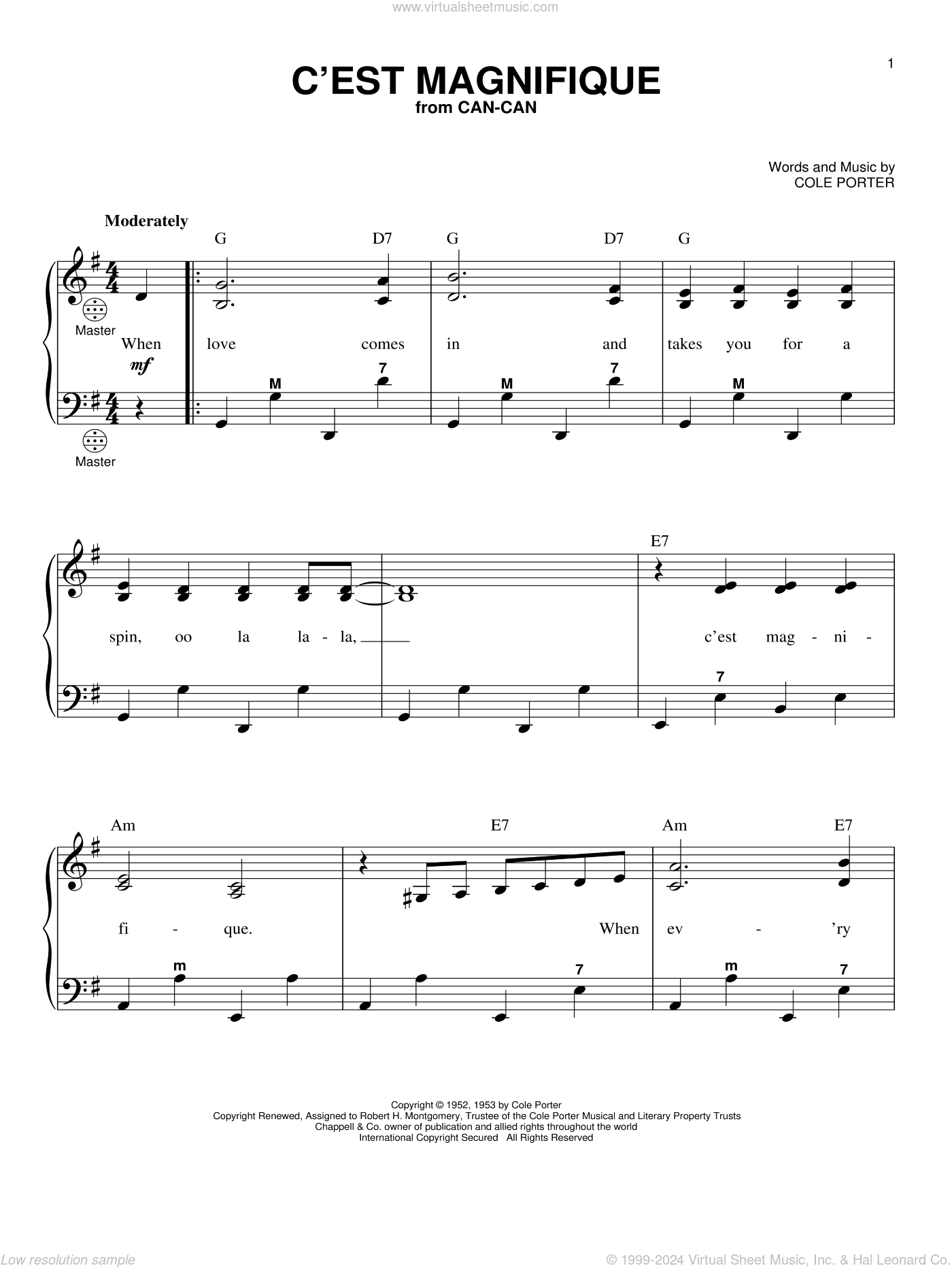 C'est Magnifique (arr. Gary Meisner)