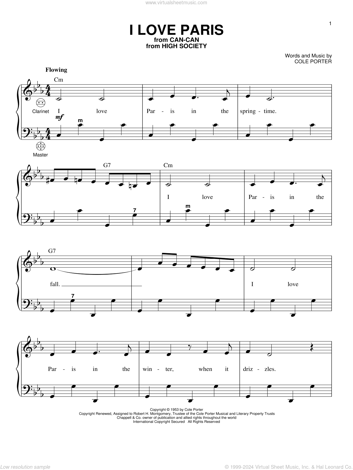 I Love Paris (arr. Gary Meisner)