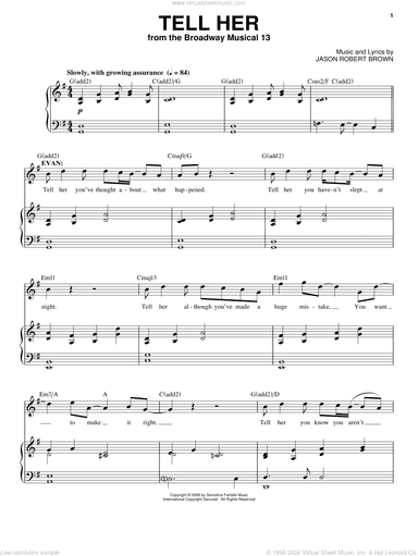 Tell Her (from 13: The Musical)