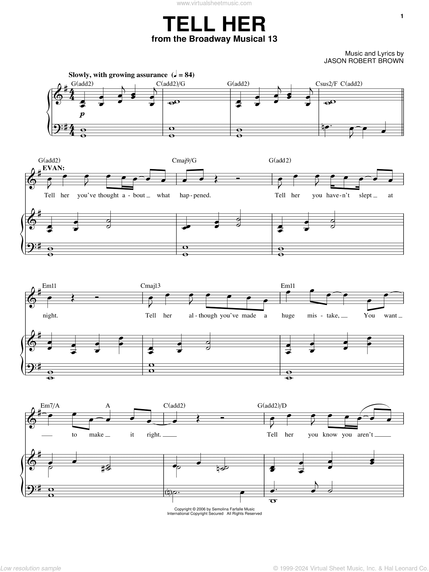 Tell Her (from 13: The Musical)