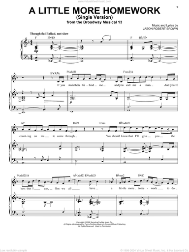 A Little More Homework (from 13: The Musical)