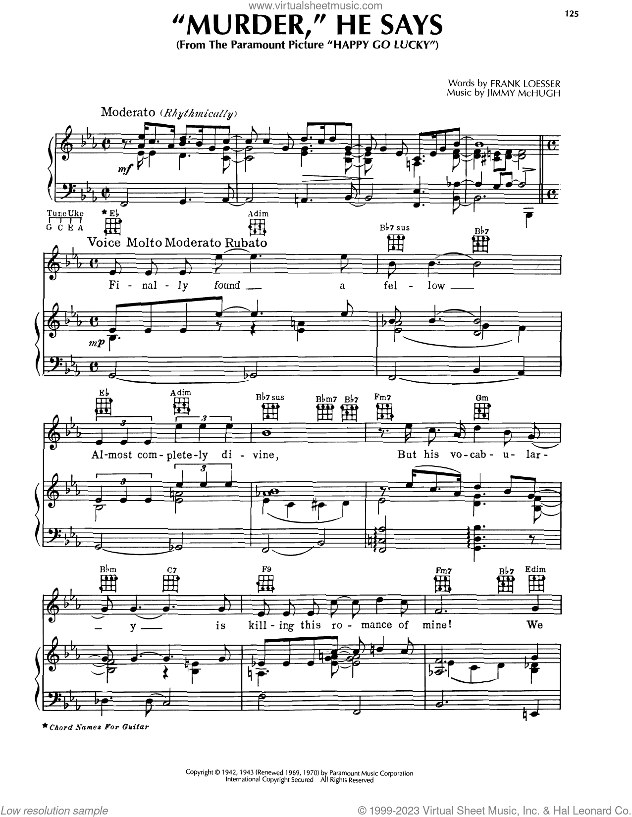 Murder, He Says (from Happy Go Lucky)