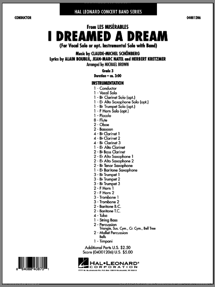 I Dreamed a Dream (from "Les Miserables")