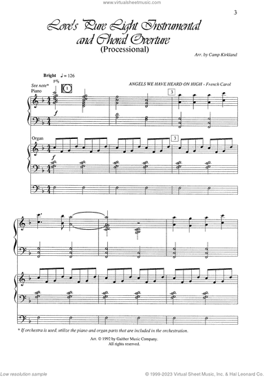 Love's Pure Light (arr. Camp Kirkland)