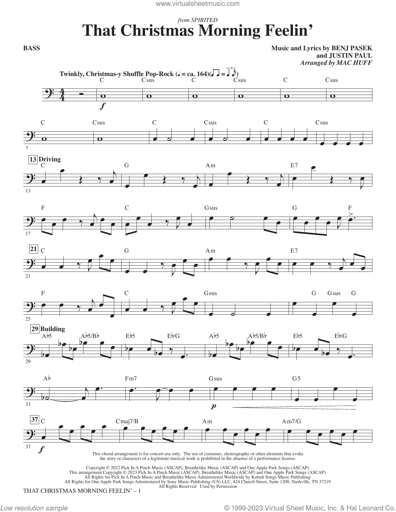 That Christmas Morning Feelin' (arr. Mac Huff)