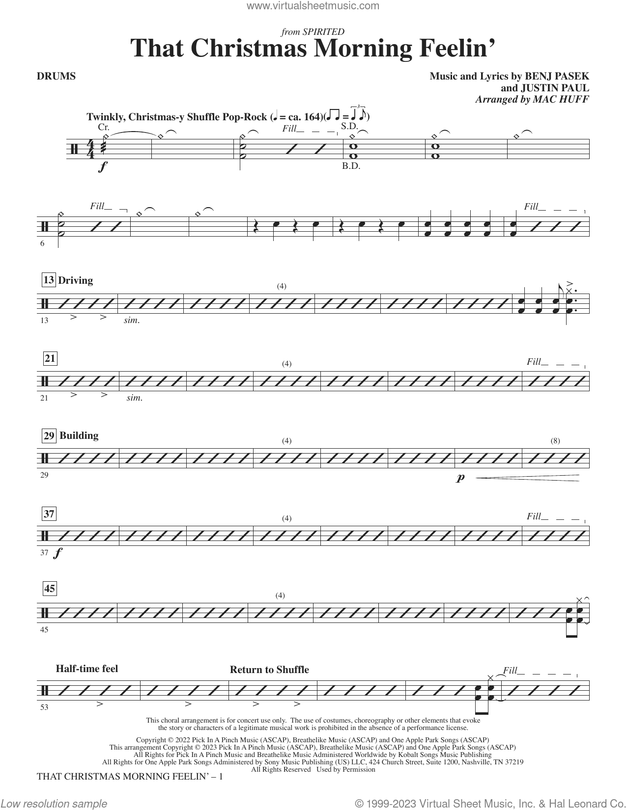 That Christmas Morning Feelin' (arr. Mac Huff)