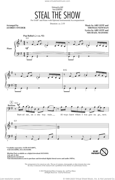 Steal The Show (from Elemental) (arr. Audrey Snyder)