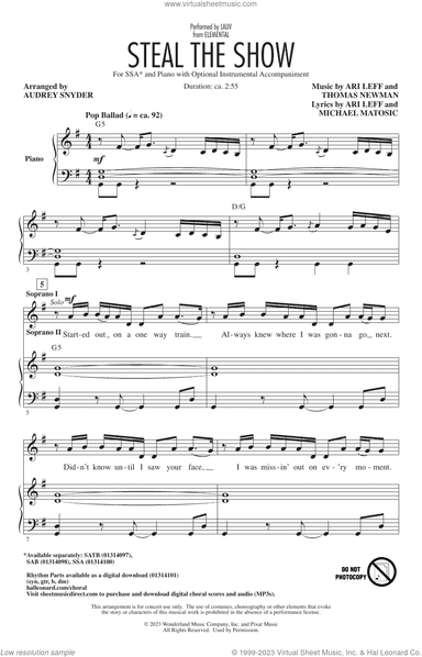 Steal The Show (from Elemental) (arr. Audrey Snyder)