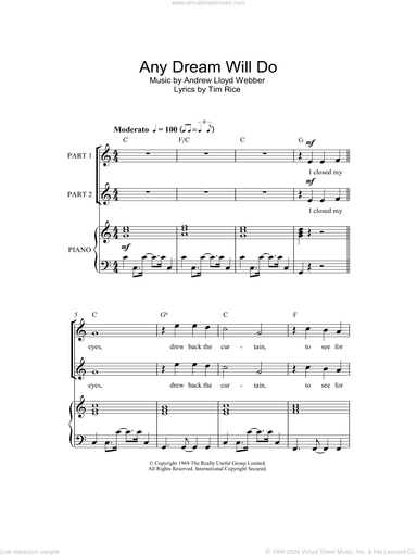 Any Dream Will Do (arr. Rick Hein)