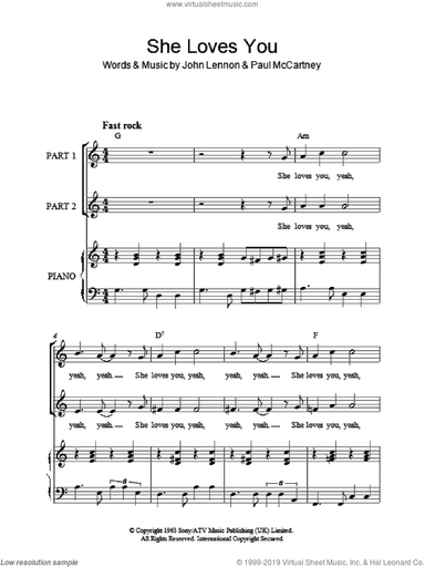 She Loves You (arr. Rick Hein)