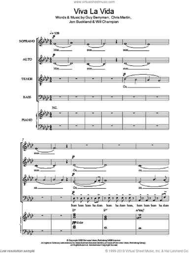 Viva La Vida (arr. Christopher Hussey)