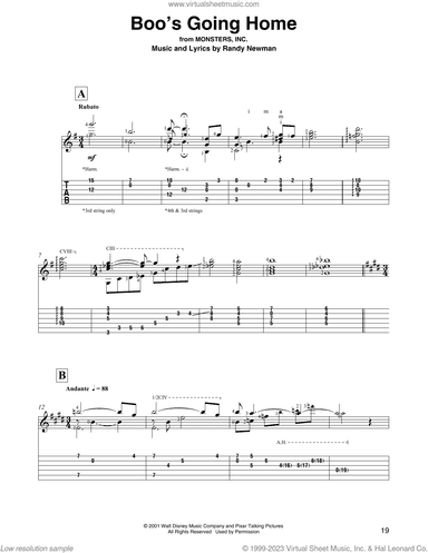Boo's Going Home (from Monsters, Inc.) (arr. David Jaggs)