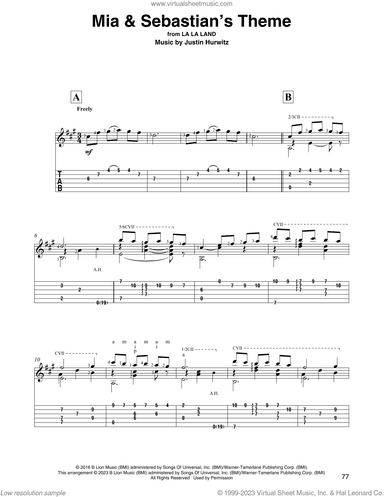 Mia and Sebastian's Theme (from La La Land) (arr. David Jaggs)
