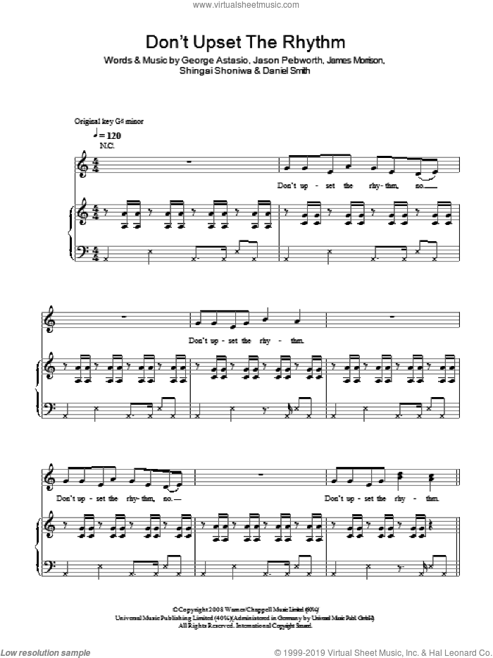 Don't Upset The Rhythm