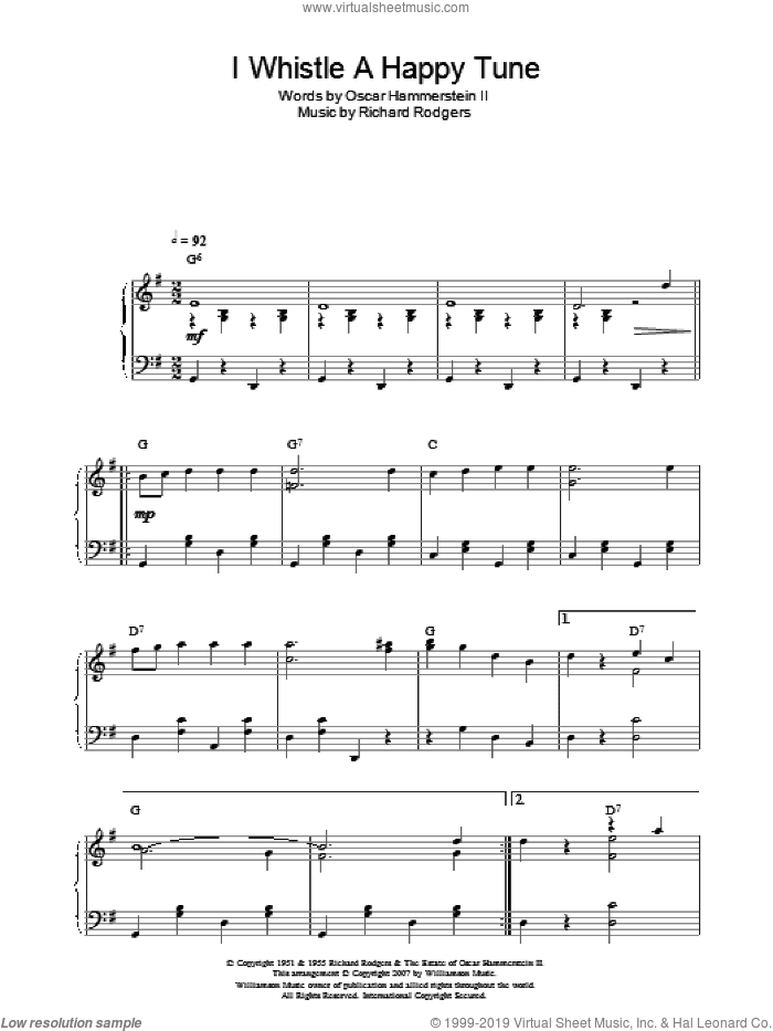 I Whistle A Happy Tune