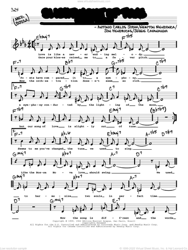 Slightly Out Of Tune (Desafinado) (Low Voice)