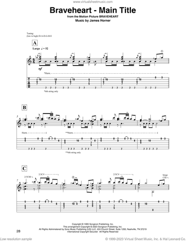 Braveheart - Main Title (arr. David Jaggs)