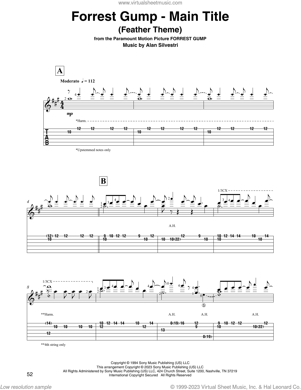 Forrest Gump - Main Title (Feather Theme) (arr. David Jaggs)