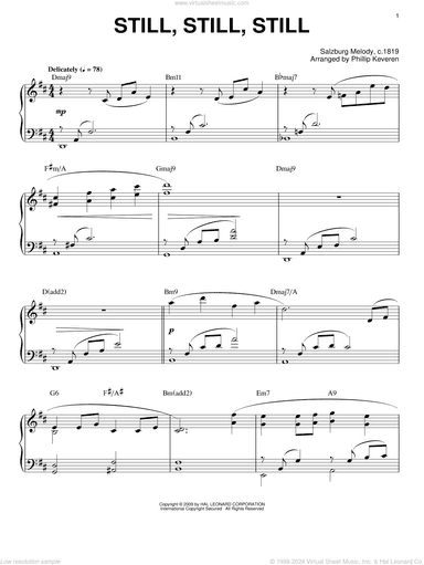 Still, Still, Still [Jazz version] (arr. Phillip Keveren)