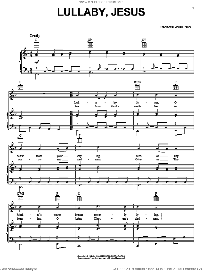Lullaby, Jesus