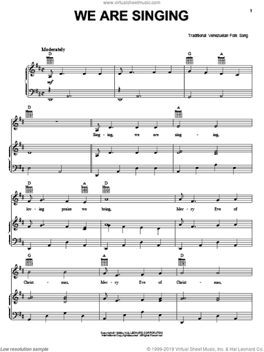 We Are Singing