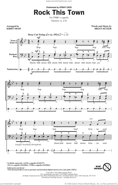 Rock This Town (arr. Kirby Shaw)