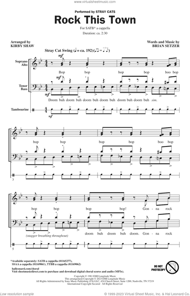 Rock This Town (arr. Kirby Shaw)