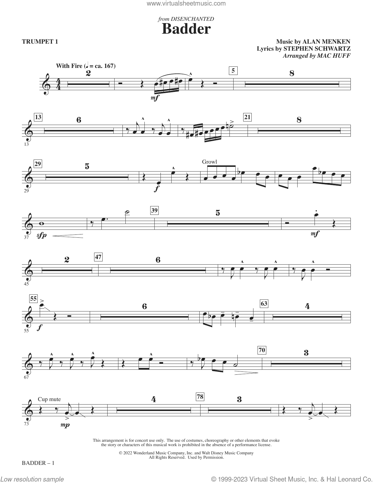 Badder (from Disenchanted) (arr. Mac Huff)