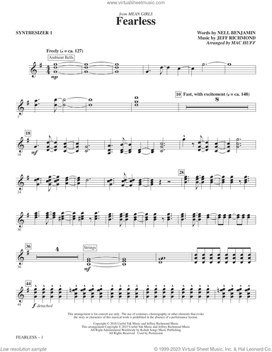 Fearless (from Mean Girls: The Broadway Musical) (arr. Mac Huff)