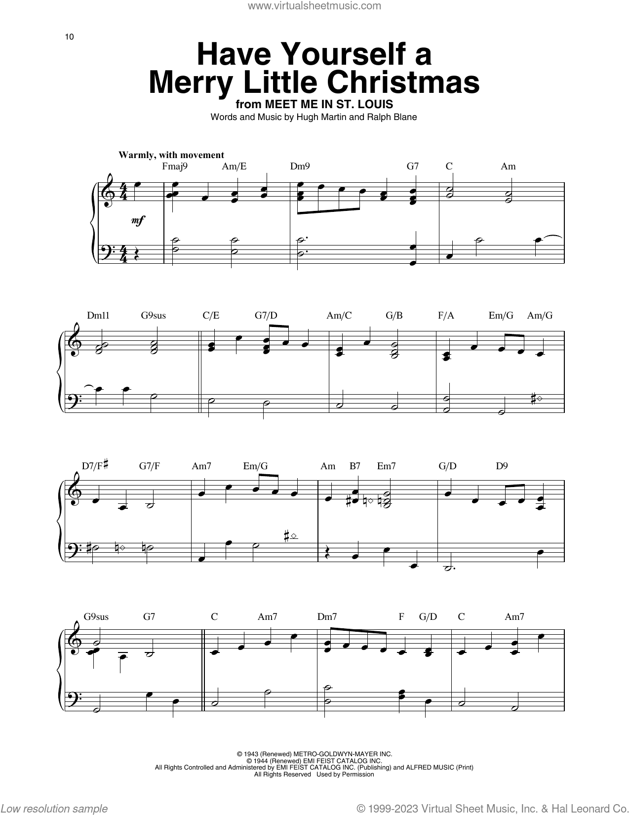 Have Yourself A Merry Little Christmas (arr. Maeve Gilchrist)