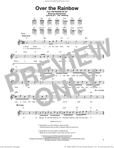 Over The Rainbow (from The Wizard Of Oz)