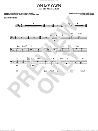 On My Own (from Les Miserables) (arr. Ed Lojeski)