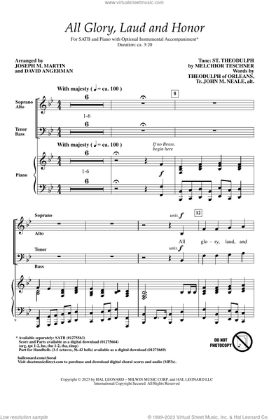 All Glory, Laud and Honor (arr. Joseph M. Martin and David Angerman)
