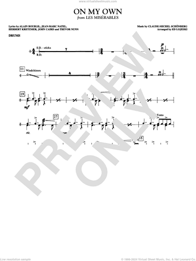 On My Own (from Les Miserables) (arr. Ed Lojeski)