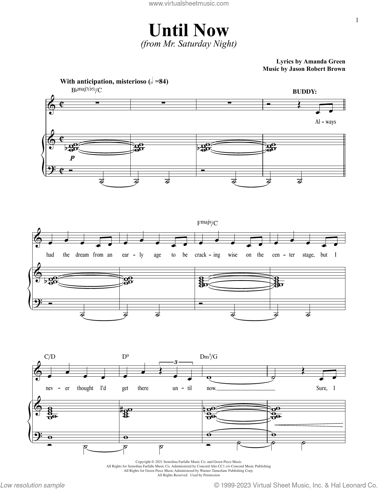 Until Now (from Mr. Saturday Night)
