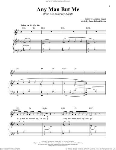 Any Man But Me (from Mr. Saturday Night)
