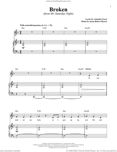 Broken (from Mr. Saturday Night)