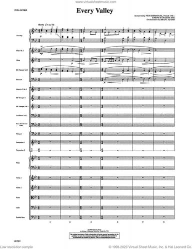 Every Valley (from The Winter Rose) (arr. Brant Adams)
